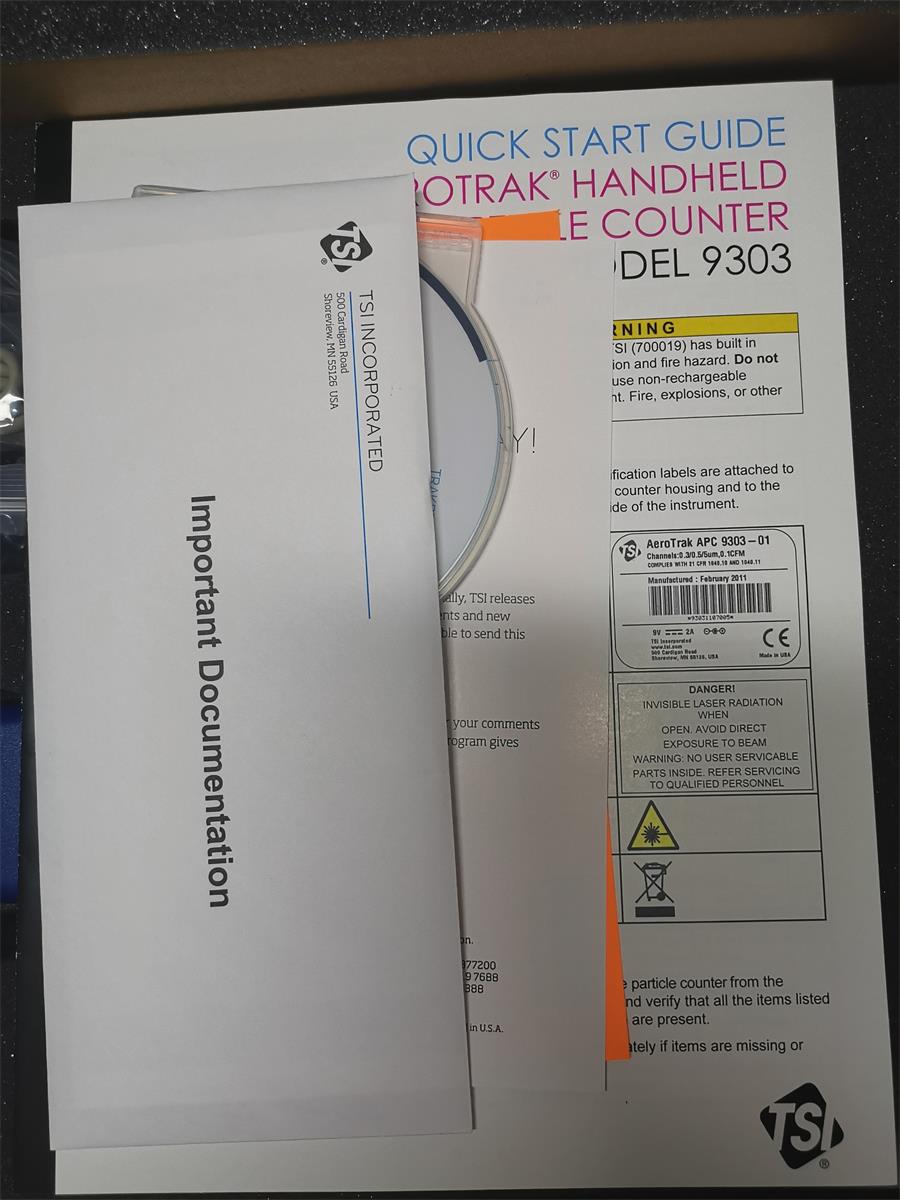 手持式激光粒子計數器
